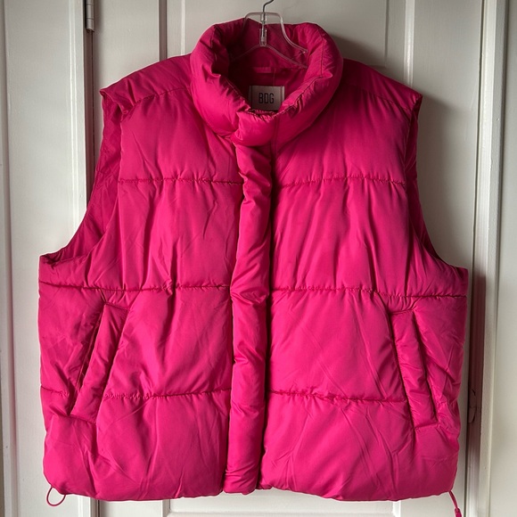 Urban Outfitters Hot Pink Puffer Vest - Picture 2 of 7